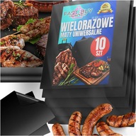 10x MATA TEFLONOWA DO GRILLA TACKA NA GRILL DO PIECZENIA GRILLOWANIA ZESTAW