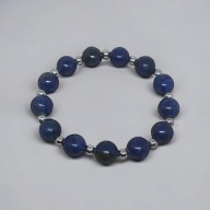 Lapis Lazuli....Ciekawa bransoletka z Lapis Lazuli