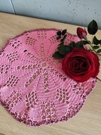 Serwetka serweta obrus szydełkowe rękodzieło misterne cacko masywnaś30