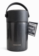 SMUKEE termos obiadowy z łyżką 500 ml – stalowy, podwójne ścianki, NOWY