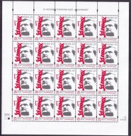 2005 25 rocznica powstabia NSZZ Solidarnoś Wałęsa Fi 4055 ** arkusz