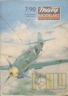 Mały Modelarz 7/1990 samolot Messerschmitt Me-109 E