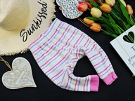 C&A - welurkowe spodnie dresy r 74