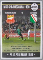 Program meczowy > Chojniczanka Chojnice ~ Legia Warszawa - PP 28-10-2015