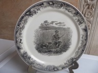 Villeroy&Boch Artemis talerz płaski motyw myśliwstwo