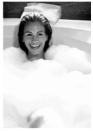 Plakat „Midnight Bathroom Stories” – Black & White Retro Wall Art