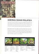 Malezja 1995, PRES.PACK 4zn. WWF dzikie koty, pantera mglista