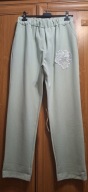 Spodnie mięta pistacja roz. XL na co dzień