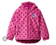 LUPILU różowa KURTKA narciarska zimowa odblaski kaptur NOWA 98/104