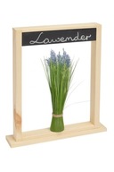 Wieszaczek ogrodowy drewniany stojak z haczykiem – styl rustykalny