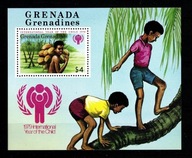 Grenada Grenadyny / Mini arkusz 329 ( Międzynarodowy Rok Dziecka )