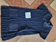 Tunika dziewczęca granatowa