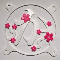 ramka na wentylator komputerowy, nakładka dekoracyjna PC RGB