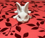 Zajączek 3D – brelok lub elastyczna figurka zabawka