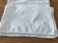 Klasyczna poszewka na poduszkę 70x75 szydełkowa ręczna koronka