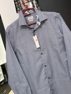 H Koszula Shirt by Shirt niebieska subtelny melanż