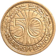 Niemcy. 50 reichspfennig 1928 A