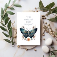 Kartka okolicznościowa Urodzinowa 14,8x10cm Żyj