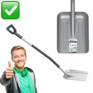 ŁOPATA OGRODOWA WYTRZYMAŁA SREBRNA METALOWA 17 x 130 cm SZPADEL | CELLFAST