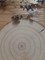 Pierścionek z żywicy z suszonymi kwiatami Wyjątkowy