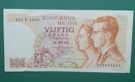 Banknot 50 Franków 1966 Belgia