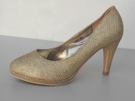 Złote czółenka **Style shoes** rozmiar 38.