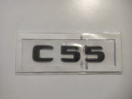 Emblemat naklejka znaczek c55 c 55 mercedes czarny