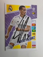 Karta panini autograf Real Lukas Vazquez LaLiga