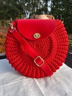 Torebka oreo ręcznie wykonana na szydełku. Na prezent