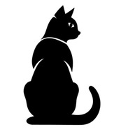 Naklejka wodoodporna KOT wzór kota 12cm #2