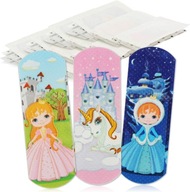 40X WODOODPORNE PLASTRY DZIECIĘCE PLASTER KSIĘŻNICZKI JEDNOROŻCE DLA DZIECI