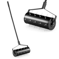 Aerator do trawnika 45x130 cm z metalowym uchwytem, do napowietrzania gleby