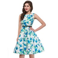 GRACE KARIN VINTAGE SUKIENKA Z LAT 50 Casual Sukienka koktajlowa SWING M/L