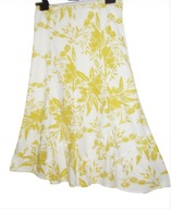 MARKS%SPENCER POSZERZANA DOŁEM SPÓDNICA LEN 42