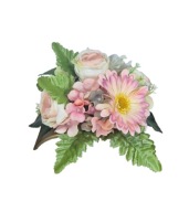 Mały Stroik nagrobny Wiązaka wiosenna na pomnik nagrobek Dla dziecka