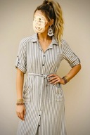 Sukienka koszulowa w paski roz.M