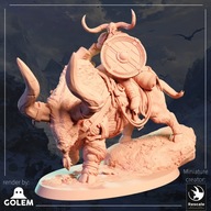 Vargir Frosthorns Going Down - FD - figurka RPG DnD D&D - druk 3D 14K