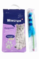 WINSTON Żwirek Zbrylający dla KOTA Kotów z Glinki Bentonitowej 6L + gratis!