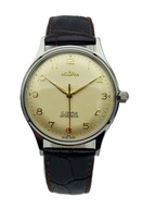 SZWAJCARSKI MĘSKI DUŻY ZEGAREK DELBANA 17 JEWELS Z LAT 50-TYCH - RARYTAS