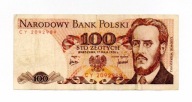 100 zł. 1976r. Ser.CY rzadka seria (A.Szparło L9)