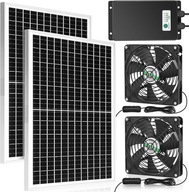 DB28 Wentylator Solarny Blessny Dual 50W 66,6Wh IP67 5,5" z Akumulatorem