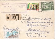 GWINEA -REPUBLIQUE DE GUINEE -koperta SEGUIPOL -1962 rok WARSZAWA ŻEGLUGA