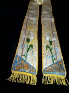 SANCTA MARIA - PIĘKNA, HAFTOWANA STUŁA.