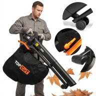 DMUCHAWA ELEKTRYCZNA ODKURZACZ DO LIŚCI 3500W 3W1 ROZDRABNIACZ 45L LIŚCIE