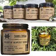 ZESTAW 4 ŚWIECE ZAPACHOWE SOJOWE 100ML IDEALNE NA PREZENT NATURALNE