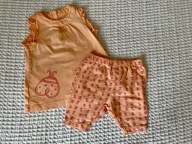 Komplet niemowlęcy carter’s 62 3-6m lato pomaran