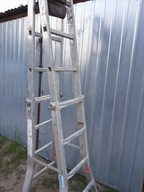 KRAUSE DRABINA ALUMINIOWA SKŁADANA COMBI SYSTEM