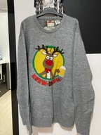 Ś Sweter Star świąteczny Bożonarodzeniowy z reniferem duży 2XL
