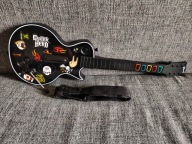 GUITAR HERO LES PAUL GIBSON CZARNA GITARA SPRAWNA XBOX 360 STAN DOBRY