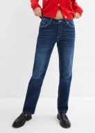 Hit_NOWE tradycyjne WYGODNE jeansy granat_WYSOKI STAN_bawełna+stretch r.54